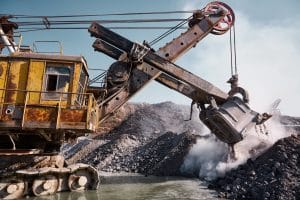 Quarry bucket excavator works in a slag dump 2024 10 18 06 45 06 utc scaled